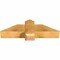 Ekena Millwork Eugene Rough Sawn Timber Gable Bracket, Western Red Cedar, 36"W x 10"H x 6"D x 6"F, 7/12 Pitch GBW036X10X0606EUG00RWR - alternate 4